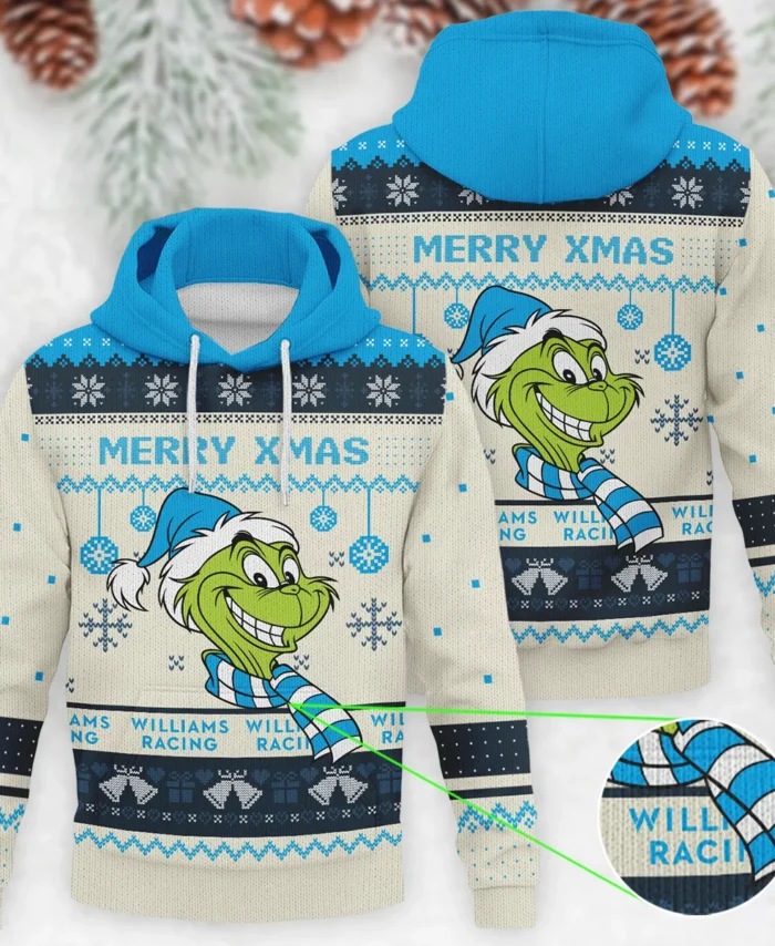 The Grinch x Williams Formula 1 - Knitted Hoodie BLVAF12209250A13WIL