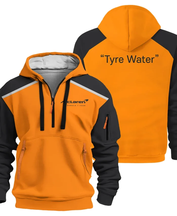 Tyre Water McLaren Formula One Exclusive Hoodie Half Zipper BLF115525A2HDF
