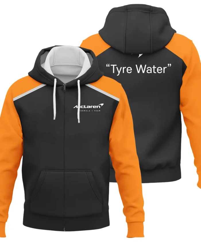 Tyre Water McLaren Formula One Exclusive Zipper Hoodie BLF115525A1ZHD