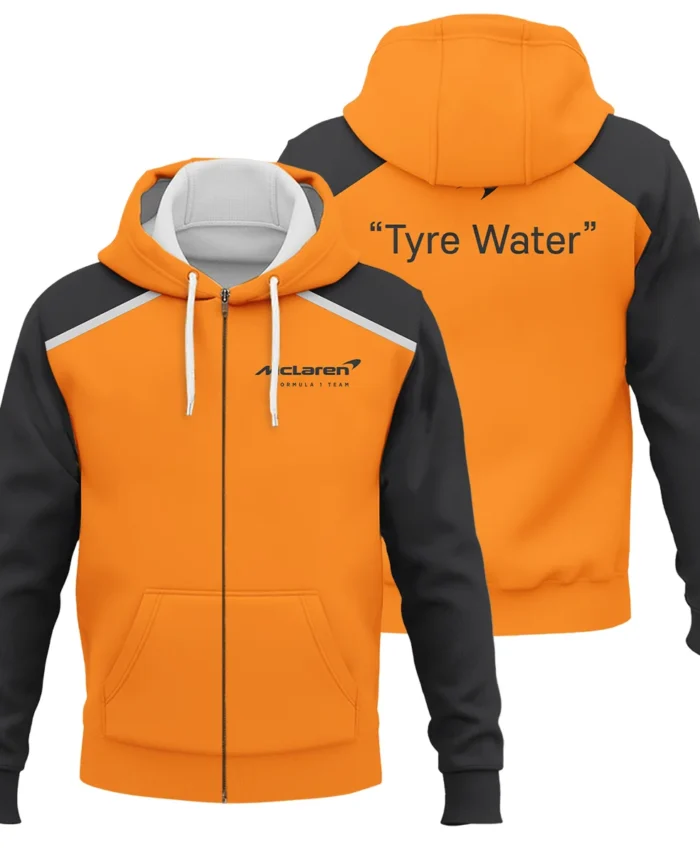 Tyre Water McLaren Formula One Exclusive Zipper Hoodie BLF115525A2ZHD
