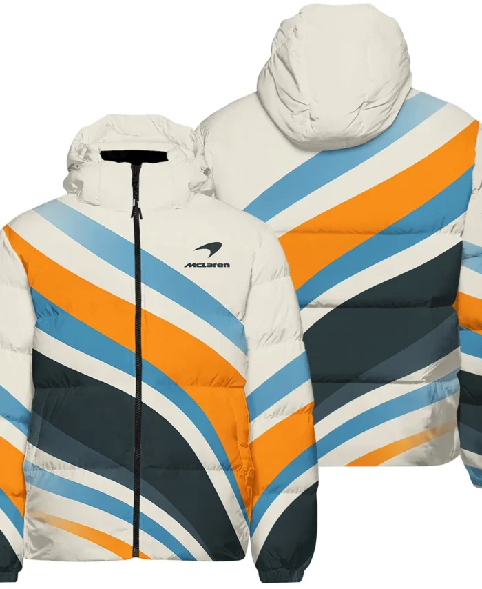 Waves Pattern McLaren F1 Exclusive Down & Puffer Jackets BLMCL1625A2HCJ