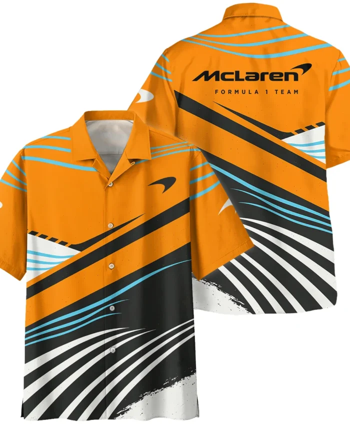 Waves Pattern McLaren F1 Exclusive Hawaiian Shirt BLF131525A1HW