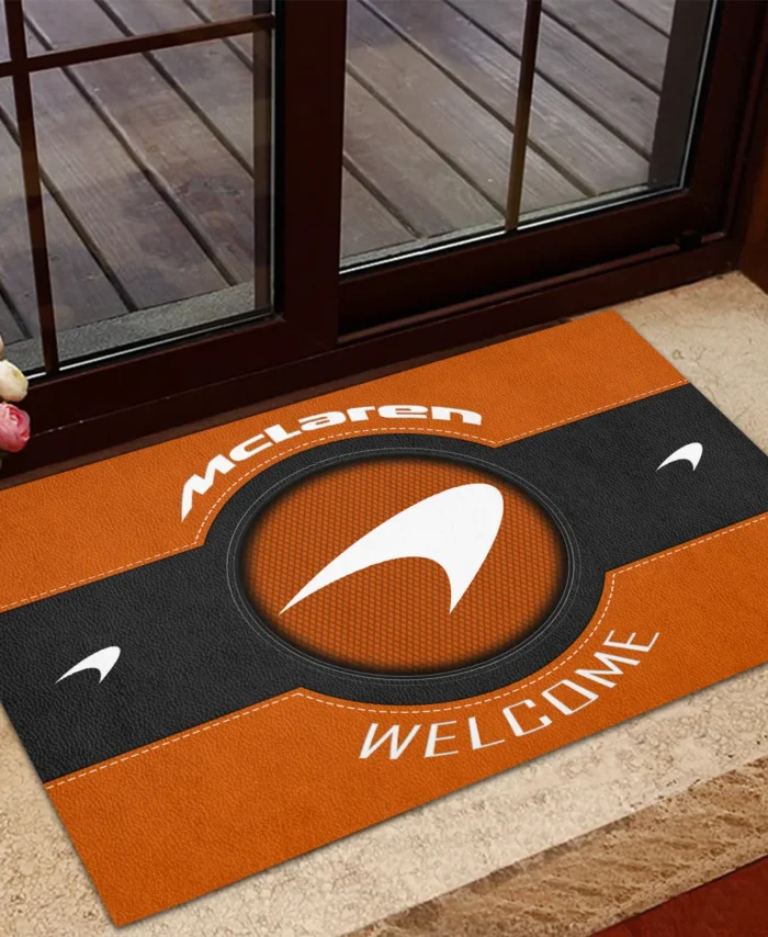 Welcome McLaren F1 Rubber Base Doormat - All Over Print BLF1139A1MCL