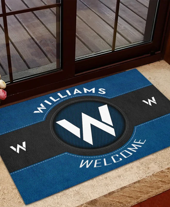 Welcome Williams F1 Rubber Base Doormat - All Over Print BLF1139A1WIL