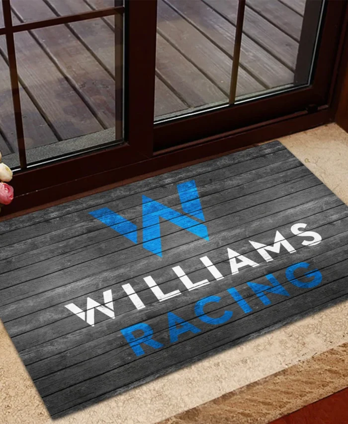 Williams F1 Rubber Base Doormat - All Over Print BLF1139A10WIL