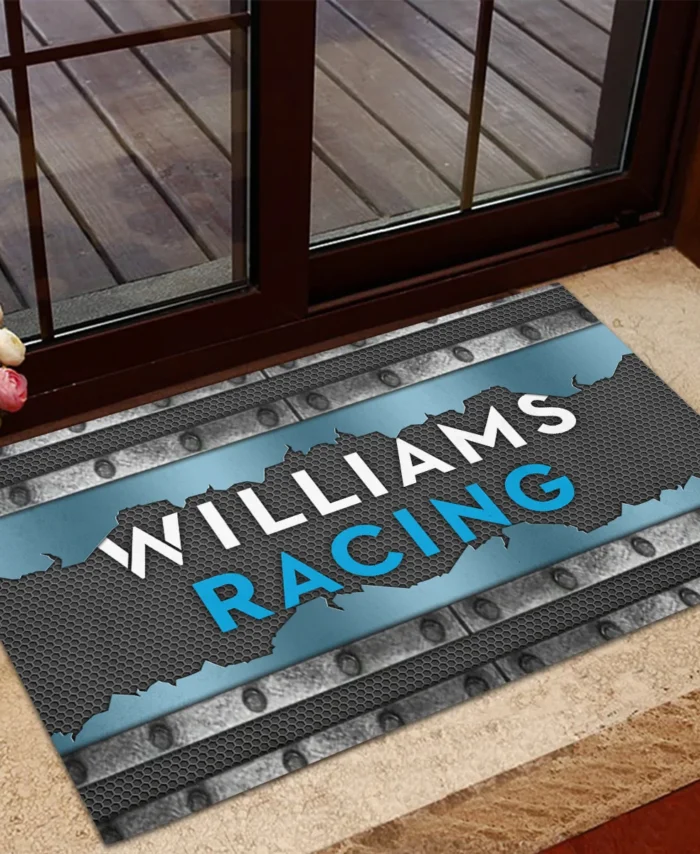 Williams F1 Rubber Base Doormat - All Over Print BLF1139A5WIL