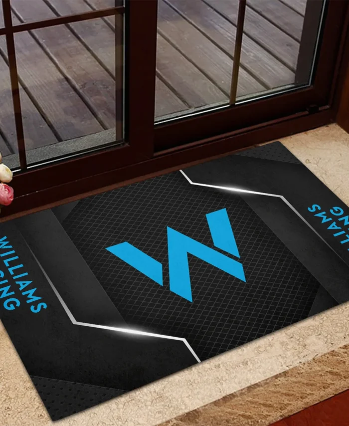 Williams F1 Rubber Base Doormat - All Over Print BLF1139A7WIL