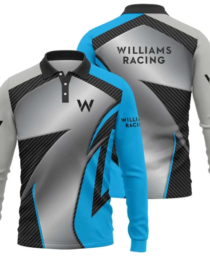 Williams F1 Team For Fans - Long Polo Shirt BLVAF1031225A2WILLPL