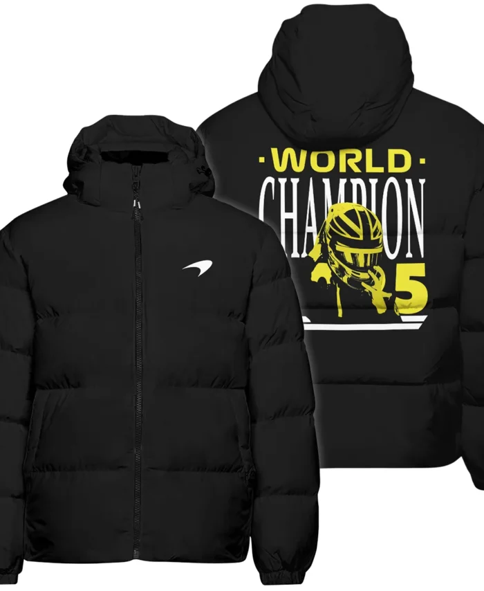 World Champion 2025 Lando Norris McLaren F1 Team Down & Puffer Jackets BLVALN051225A5HCJ