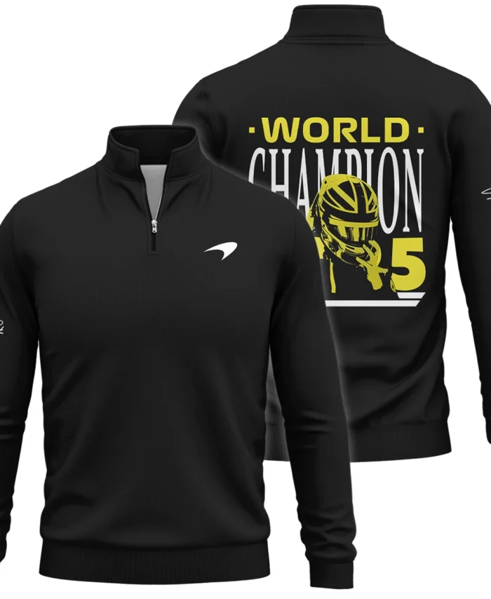 World Champion 2025 Lando Norris McLaren F1 Team Quarter-Zip Sweatshirt BLVALN051225A5QZS