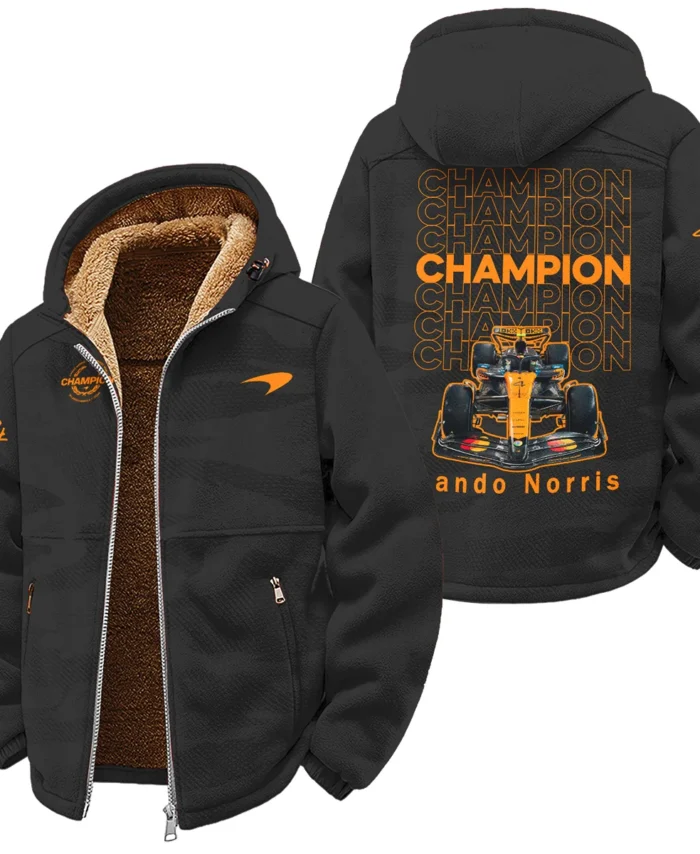 World Champion Lando Norris Winter Fleece Jacket BLT081225CHB5WFJ