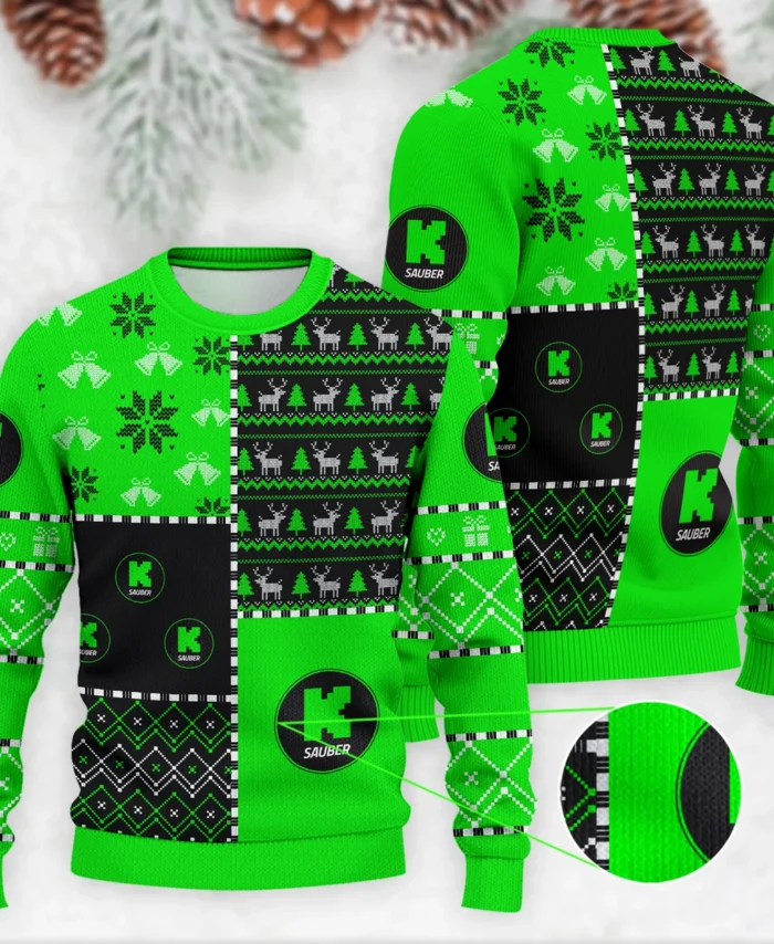 X-Mas Pattern Kick Sauber Formula 1 - Ugly Sweater BLVAF1220925A2KS