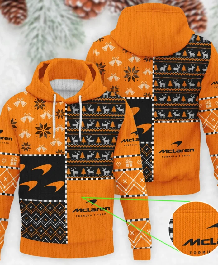 X-Mas Pattern McLaren Formula 1 - Knitted Hoodie BLVAF12209250A2MCL