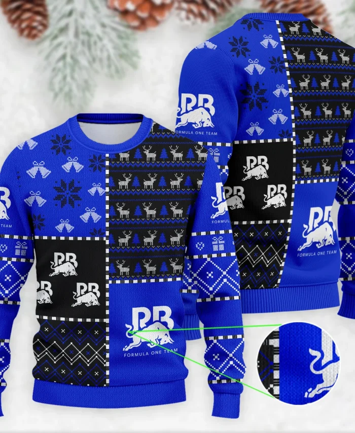 X-Mas Pattern Racing Bulls Formula 1 - Ugly Sweater BLVAF1220925A2RAC