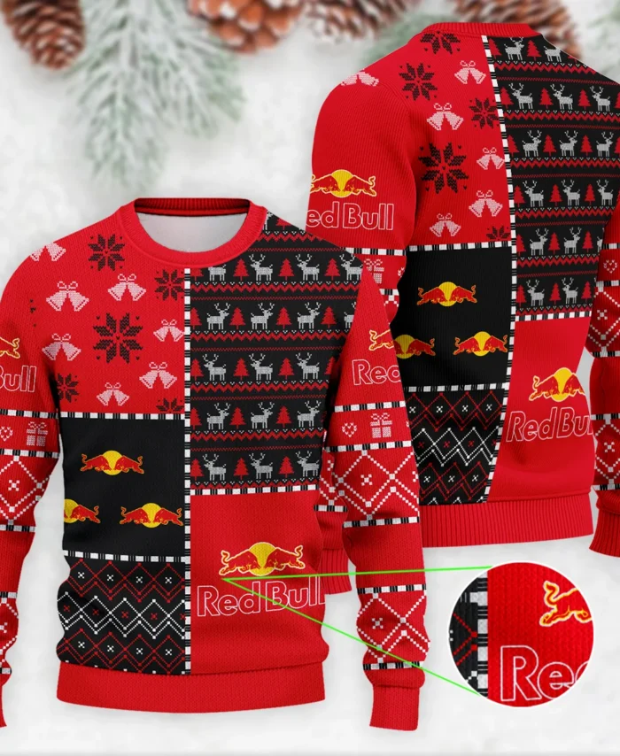 X-Mas Pattern Red Bull Racing Formula 1 - Ugly Sweater BLVAF1220925A2RBR