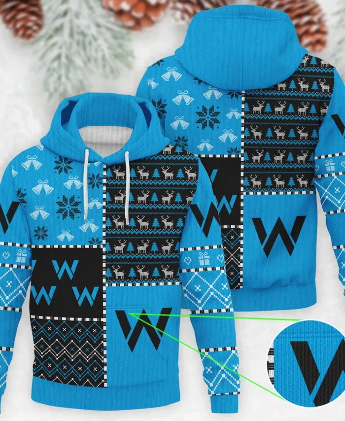 X-Mas Pattern Williams Formula 1 - Knitted Hoodie BLVAF12209250A2WIL