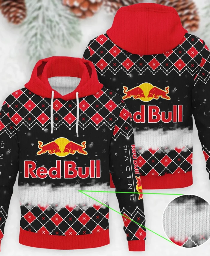 X-Mas Red Bull Racing Formula 1 - Knitted Hoodie BLVAF12209250A3RBR