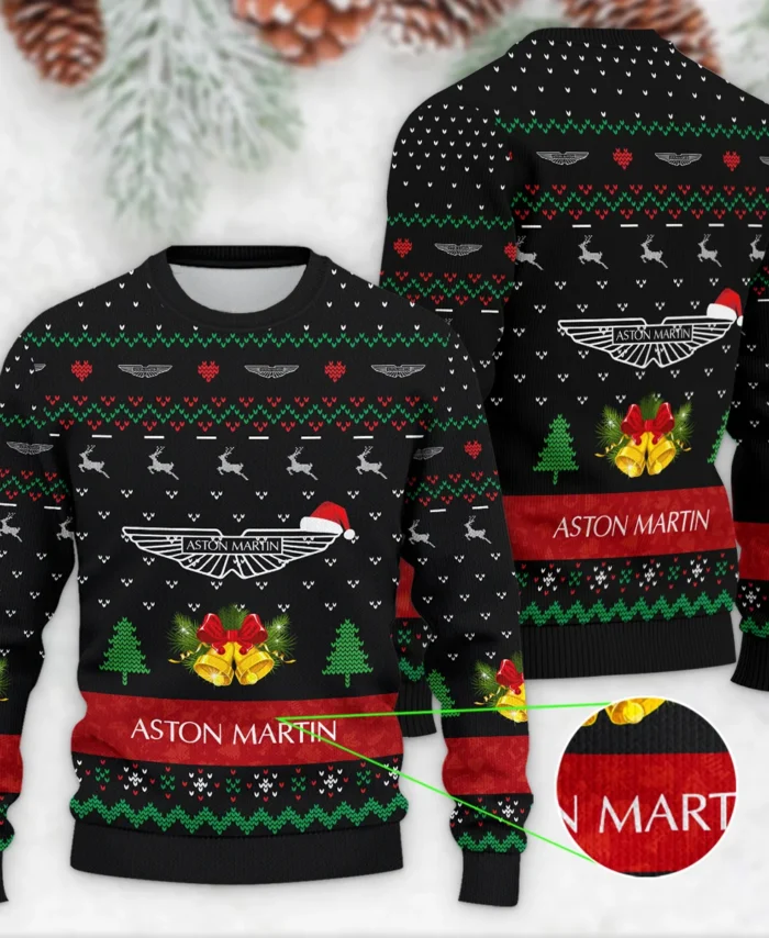 Xmas Pattern Aston Martin Formula 1 - Ugly Sweater BLVAF1220925A29AM