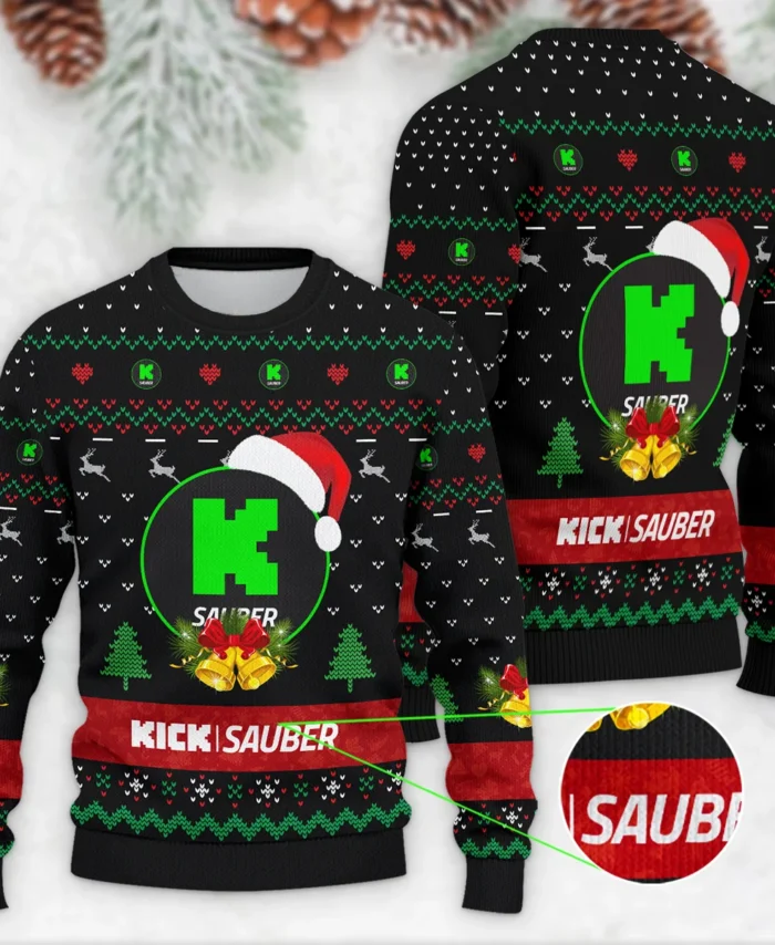 Xmas Pattern Kick Sauber Formula 1 - Ugly Sweater BLVAF1220925A29KS