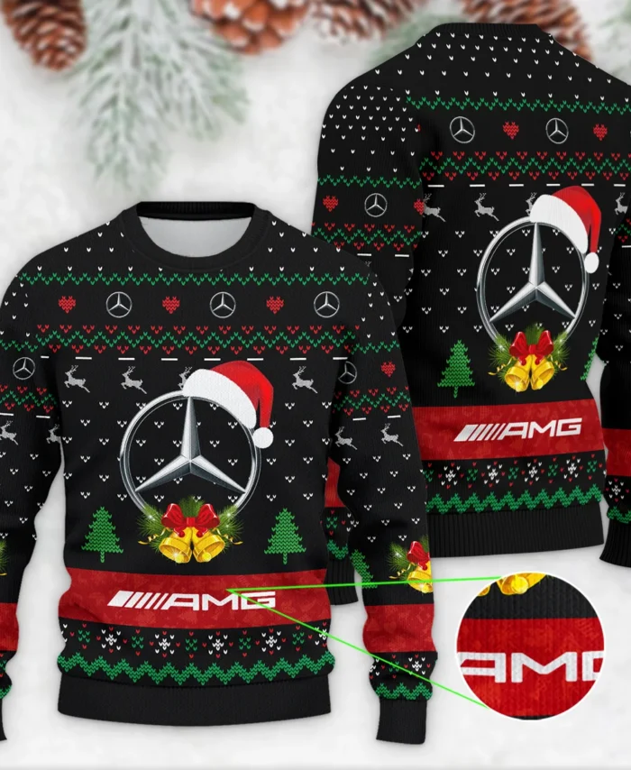Xmas Pattern Mercedes Formula 1 - Ugly Sweater BLVAF1220925A29MER