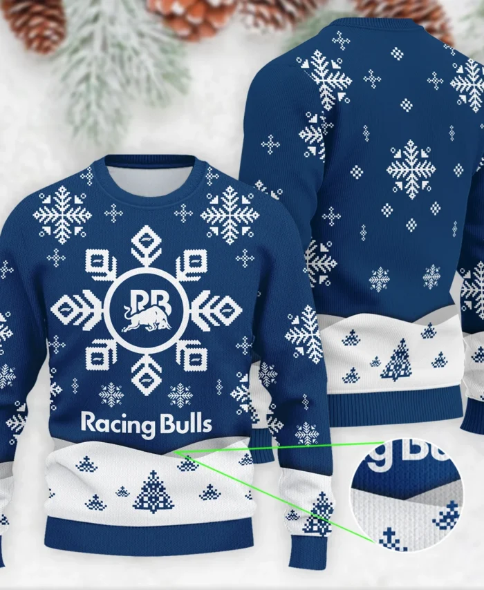 Xmas Pattern Racing Bulls Formula 1 - Ugly Sweater BLVAF1220925A26RAC