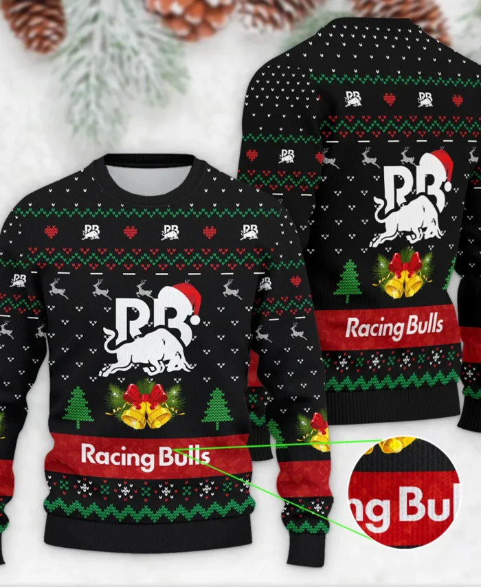Xmas Pattern Racing Bulls Formula 1 - Ugly Sweater BLVAF1220925A29RAC