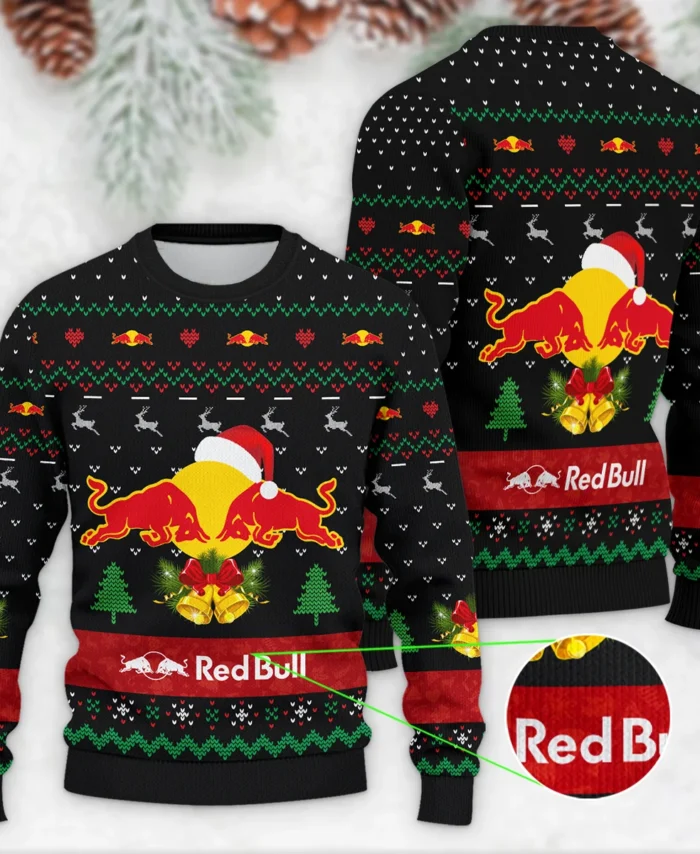 Xmas Pattern Red Bull Racing Formula 1 - Ugly Sweater BLVAF1220925A29RBR